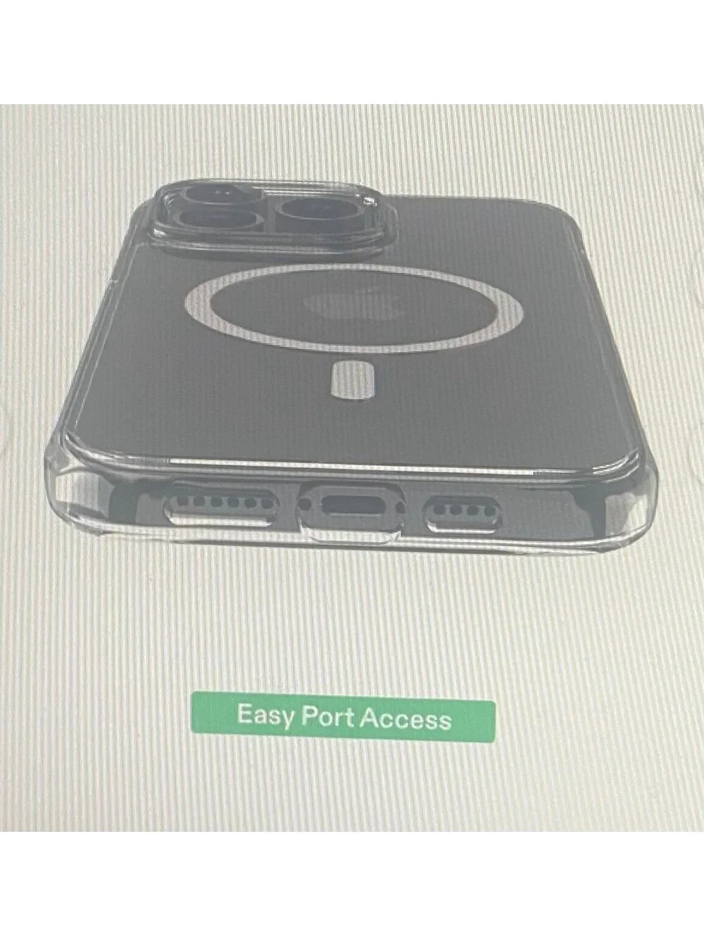 Onn Case for iPhone 13 Pro Max/12 Pro Max Clear